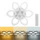 Modern Circle Ring Ceiling Light Lamp Acrylic Stepless Indoor 780 LED Chandelier