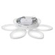 Modern Circle Ring Ceiling Light Lamp Acrylic Stepless Indoor 780 LED Chandelier