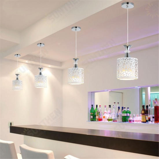 Modern Crystal Iron Ceiling Light Pendant Lamp Dining Room Chandelier Home