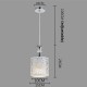 Modern Crystal Iron Ceiling Light Pendant Lamp Dining Room Chandelier Home