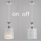 Modern Crystal Iron Ceiling Light Pendant Lamp Dining Room Chandelier Home