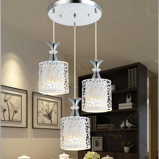 Modern Flower Petal Ceiling Light LED Pendant Lamp Dining Chandelier Room Decor