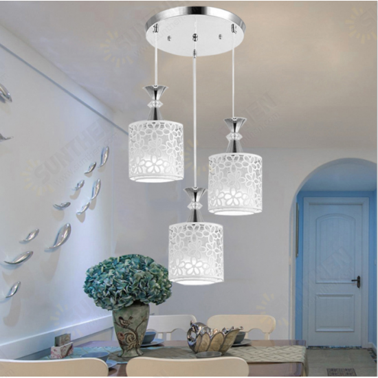 Modern Flower Petal Ceiling Light LED Pendant Lamp Dining Chandelier Room Decor