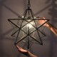 Moravian Star Glass Pendant Light Chandelier Light Modern Ceiling Lamp Fixture Decor