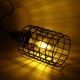 Plug-in Retro Iron Pendant Light Ceiling Lamp Hallway Bar Restaurant Corridor Fixture Chandelier Decor