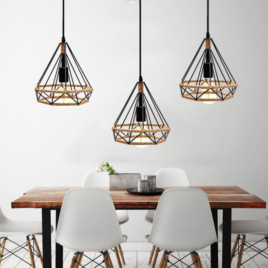 Retro Creative Diamond Pendant Light Ceiling Lights Lighting Chandelier Decor