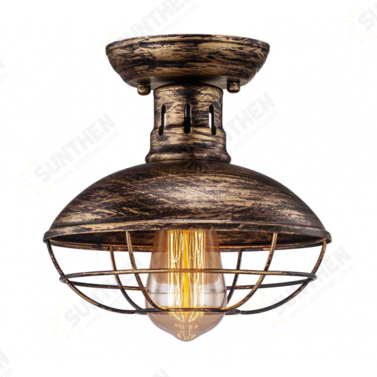 Retro Industrial Pendant Light Vintage Ceiling Lamp Hanging Fixture Office/Home Without Bulb