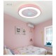 Smart Ceiling Fan with Remote Control Cell Phone Wi-Fi Indoor Home Decor Ceiling Fan with Light Modern Lighting Circular Lamp