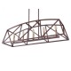 5-Light Candle Style Kitchen Island Linear Pendant