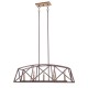 5-Light Candle Style Kitchen Island Linear Pendant