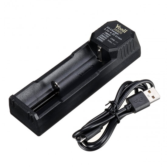 26800 Battery 5V 2A Quick Charge USB Battery Charger For Li-ion 32650/26800/26650/21700/18650