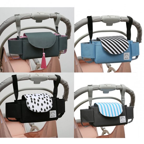 Stroller Organizer Hanging Mummy Carring Bag Bottle Holder