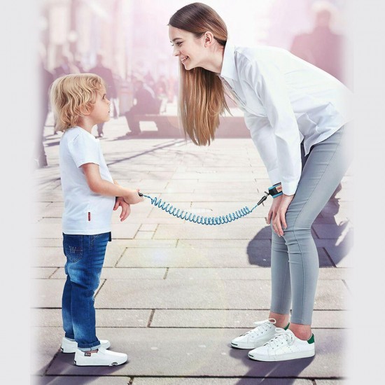 1.5/2/2.5M Anti-Lost Baby Leash Walking Child Safety Harness Band Rope Night Reflective Harness Rope Wristband