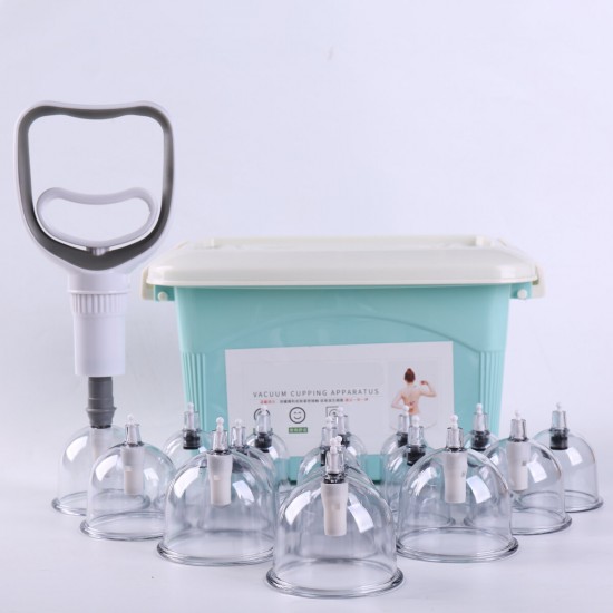 12/24/32pcs Medical Chinese Vacuum Cupping Body Massage Therapy Healthy Suction Cupping Massager