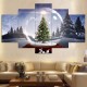 5 Cascade Wall Combination Painting Picture Home Decoration Without Frame Including Installation