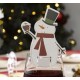 Christmas 10 pcs Table Place Cards Champagne Wine Glass Caps Christmas Holiday Party Decorations