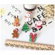 Christmas Mini Festive Snowman Elk Brooch New Year Decorationsl Gift Shirt Collar Brooch