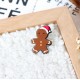 Christmas Mini Festive Snowman Elk Brooch New Year Decorationsl Gift Shirt Collar Brooch