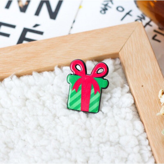 Christmas Mini Festive Snowman Elk Brooch New Year Decorationsl Gift Shirt Collar Brooch