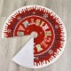 Christmas Santa Tree Mat Blanket Carpet Base Ornament Decoration Apron Wrap for Indoor Outdoor Party Decor