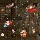 SK9245 Christmas Sticker Cartoon Animals Wall Stickers Removable For Christmas Decoration