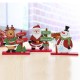 Old Man Snowman Elk Christmas Ornaments Room Table Home Decorations