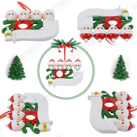 Xmas Family Santa Christmas Tree Hanging Family Ornament Decorations Gifts