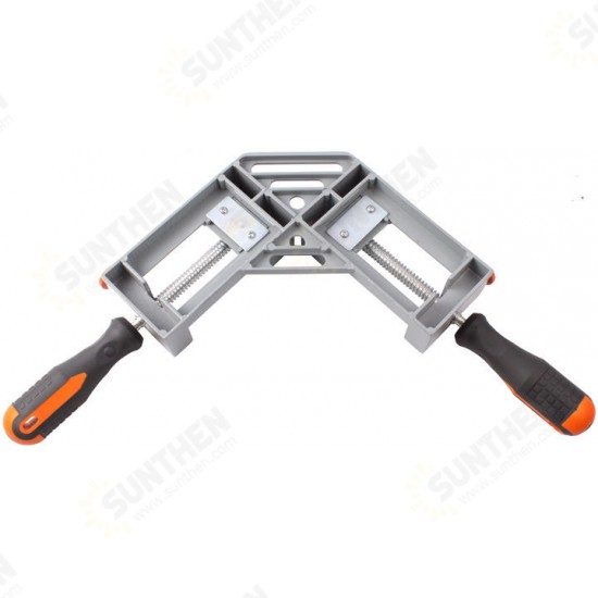 Single Handle 90 Degrees Angle Aluminum Alloy Rectangular Clamp Wood Working Tool