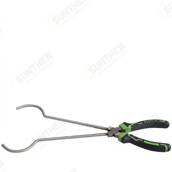 Rustproof Pick Up Crucible Tong Anti Corrosion Gold Melting Pliers Furnace Holder Clamp Casting Metal High Temperature Resistant