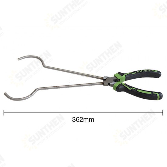 Rustproof Pick Up Crucible Tong Anti Corrosion Gold Melting Pliers Furnace Holder Clamp Casting Metal High Temperature Resistant