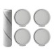 5pcs Replacements for Roborock H6 Vacuum Cleaner Parts Accessories Rolling Brush*1 Filters*4 [Non-Original]