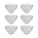 6pcs Washable Microfiber Mop Pads Replacements for Shark 3973 Steam Pocket Mop Parts Accessories