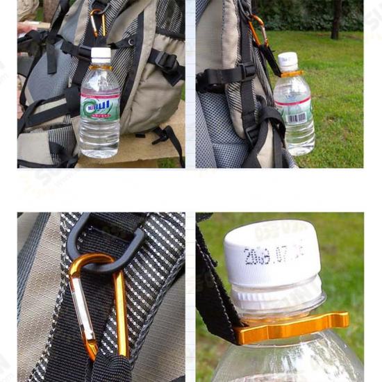 Outdoor Camping Hiking 8G Beverage Bottles Backpack Hanging Buckle