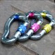 Rescue Rock Climbing Hook Security Buckle Antiskid Rope Pulley Climbing Main Lock Padlock