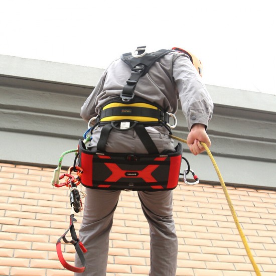 800KG Load Aerial Work Seat Board Mountaineering Downhill Safety Belt Climbing Belt Fullbody Harness Aerial Work Protection Equipment