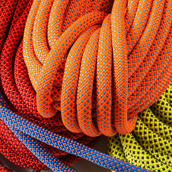 Nylon Climbing Rope 10m 10.5mm Diameter 16-32KN Downhill Rope Fire Rescue Parachute Rope