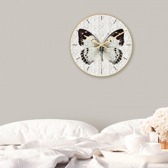 CC012 Creative Butterfly Pattern Wall Clock Mute Wall Clock Quartz Wall Clock For Home Office Decorations