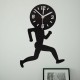 ECY041 Man Runing Pattern Wall Clock 3D Wall Clock For Home Office Decorations