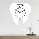 ECY056 Tooth Shape Wall Clock Quartz Wall Clock 3D Wall Clock For Home Office Decorations