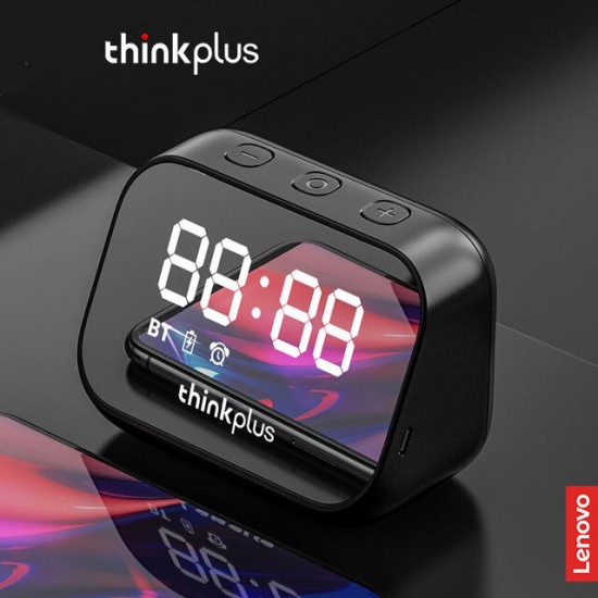 thinkplus TS13 Speaker Alarm Clock Mirror Wireless Bluetooth Speaker LED Digital Stereo Desktop