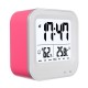 Luminous Silent Humidity Temperature Alarm Clock LCD Display Alarm Clock