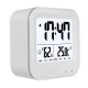 Luminous Silent Humidity Temperature Alarm Clock LCD Display Alarm Clock