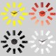 Multi-color Poker Crystal Mirror Wall Clock Self-adhesive Waterproof Wall Clock Anti-steam Mute Wall Clock