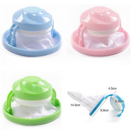 BH-225 Mesh Laundry Filter Wool Washing Ball Hair Removal Device Magic Floating Washing Bag