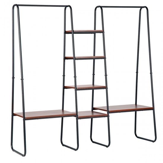 Multi-functional Clothes Hanger Coat Rack Floor Hanger Storage Wardrobe Clothing Drying Racks Wardrobe Balcony Drying Racks Stand