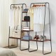 Multi-functional Clothes Hanger Coat Rack Floor Hanger Storage Wardrobe Clothing Drying Racks Wardrobe Balcony Drying Racks Stand