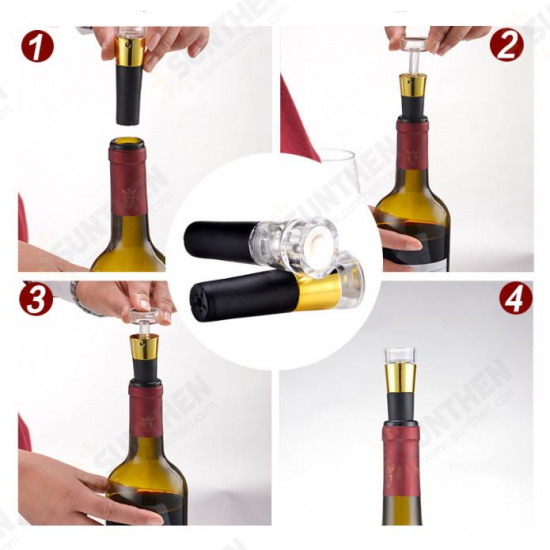 KC-SP101 Red Wine Vacuum Retain Freshness Bottle Stopper Preserver Sealer Plug