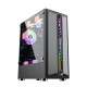 Computer Case Mid-Tower ATX/M-ATX/ITX Acrylic Side Panel RGB Gaming Computer PC Case USB 3.0/USB 2.0/HDD/SSD for Desktop PC Computer