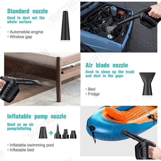 Compressed Air Duster Blower Computer Laptop Cleaner Keyboard Cleaning Dust