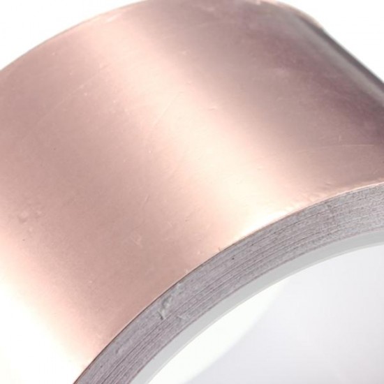 5cmX10m Copper Foil Tape Single Conductive EMI Shielding Adhesive